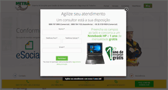 Desktop Screenshot of metraweb.com.br