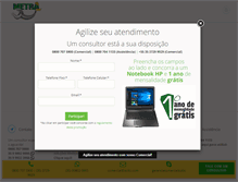 Tablet Screenshot of metraweb.com.br